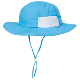 Adult Wide Brim Sun Hat | Aqua