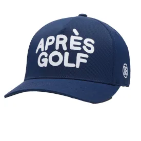 Apres Golf Stretch Twill Snapback Hat Twilight - AW23