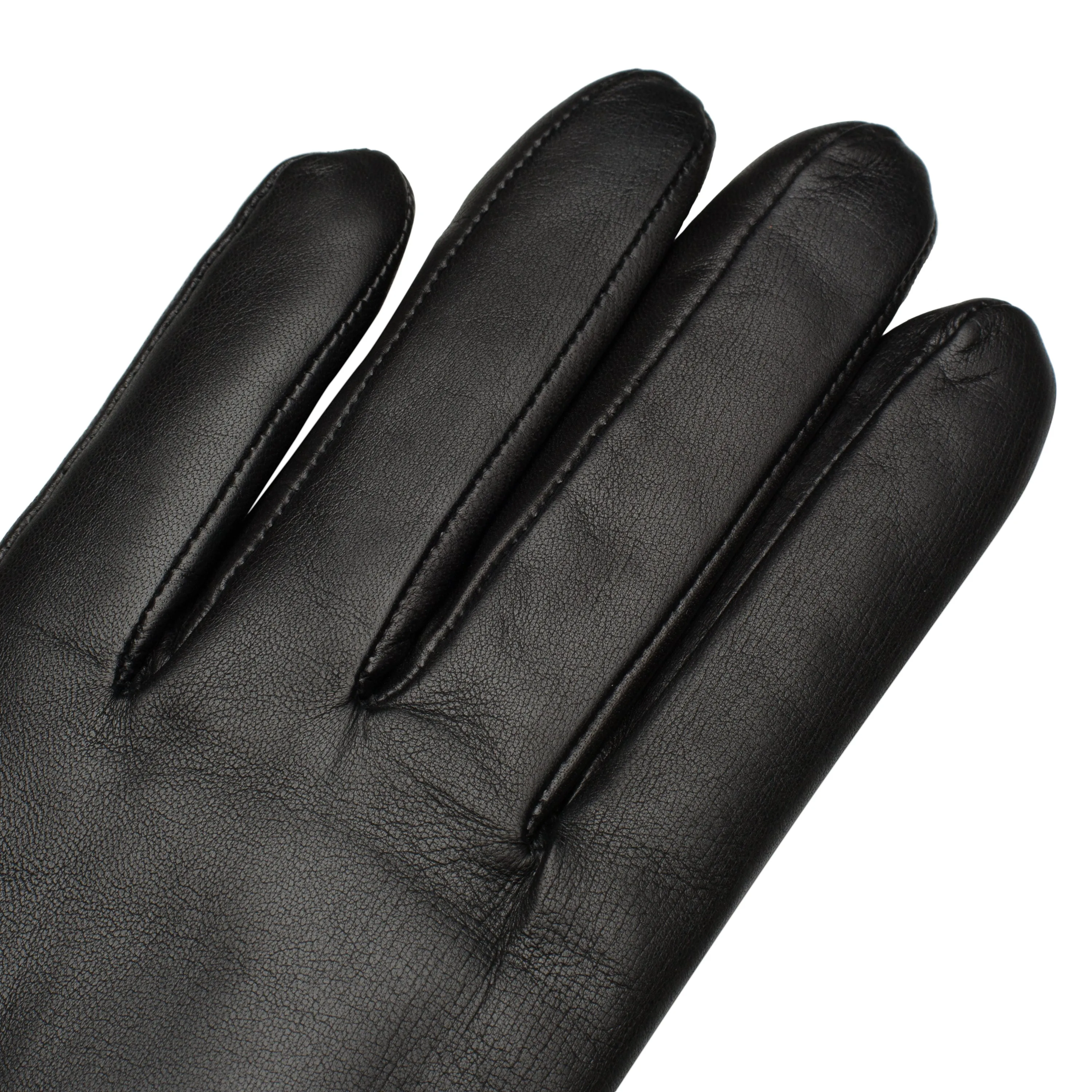 BARLETTE TOUCH BLACK LEATHER GLOVES