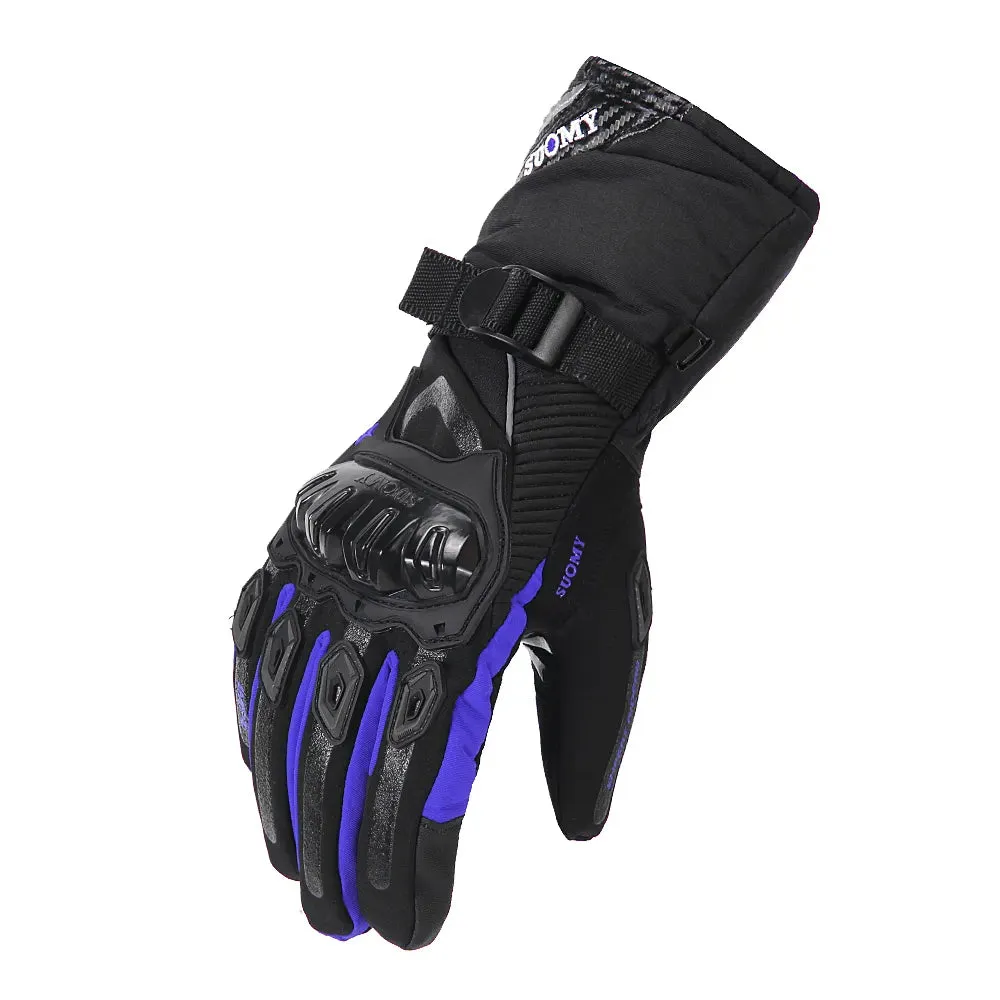 Bicycle Gloves Waterproof Moto Gloves Windproof Thermal Fleece Riding Skiing Gloves Touch Screen Protection