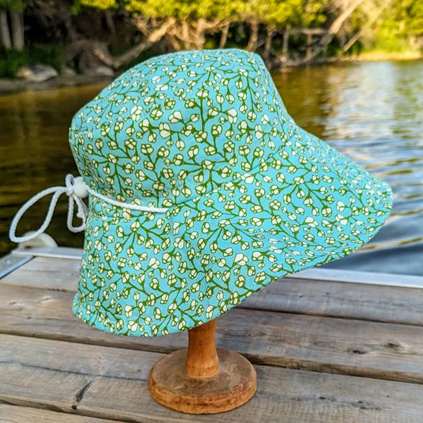 Big Brim Beautiful Beach Sun Hat, sewing pattern and instructions, digital format