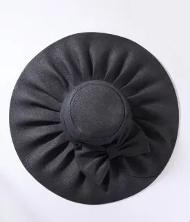 Black Bow Sun Hat