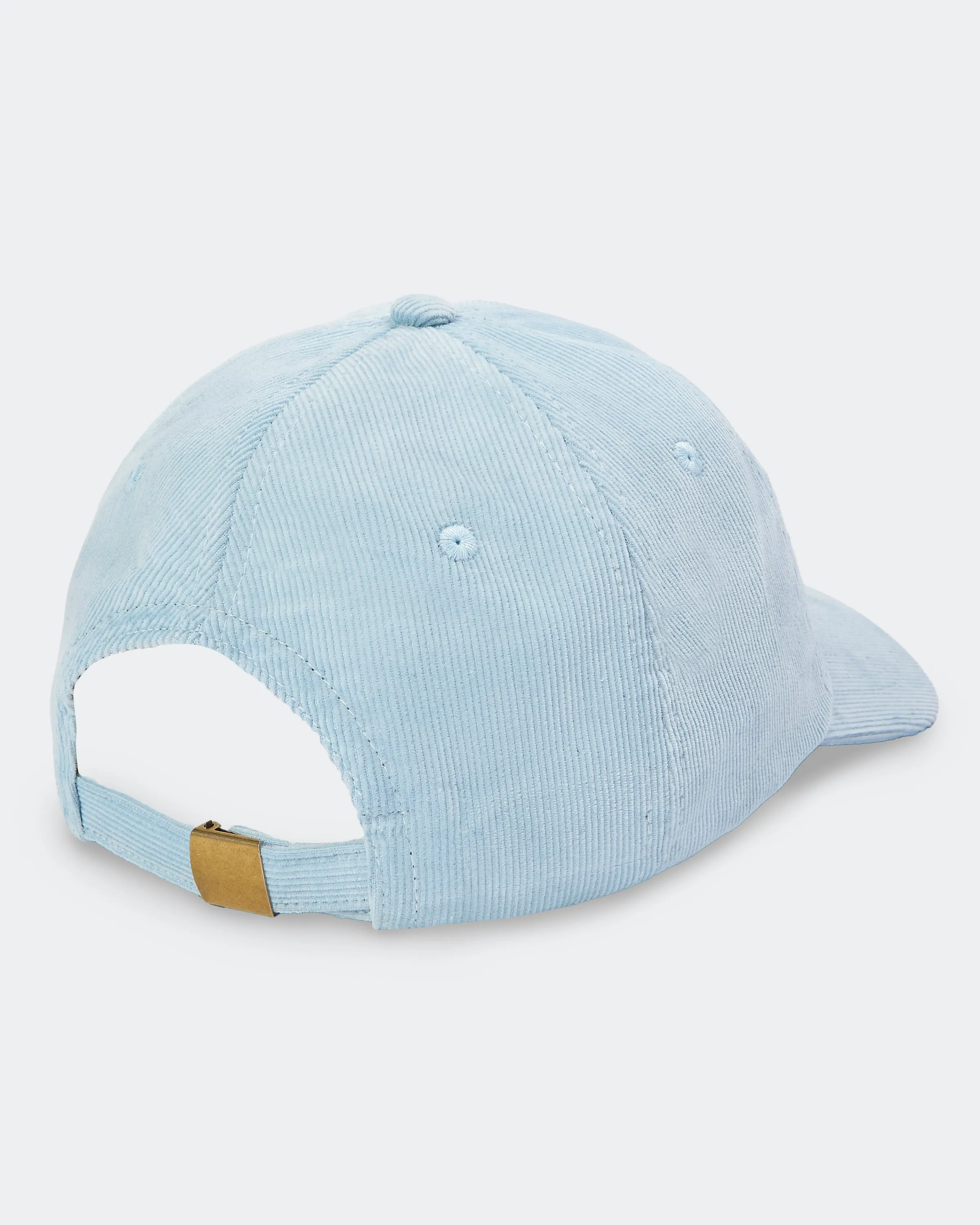 BLOCK LOGO CORDUROY CAP LIGHT BLUE