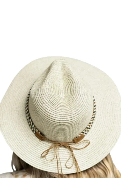 Braided Band Panama Hat FINAL SALE