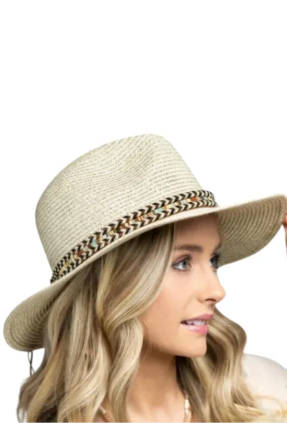 Braided Band Panama Hat FINAL SALE