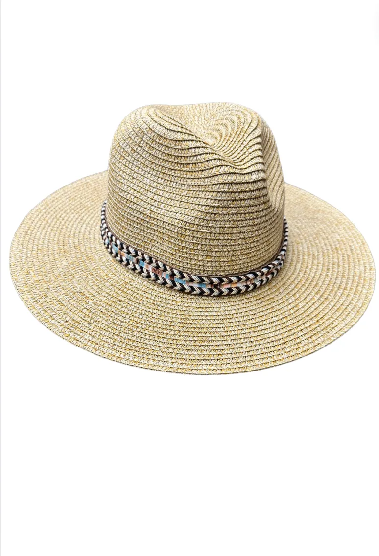 Braided Band Panama Hat FINAL SALE