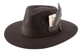 Brittoli Unconditional Wool Felt Wide Brim Fedora