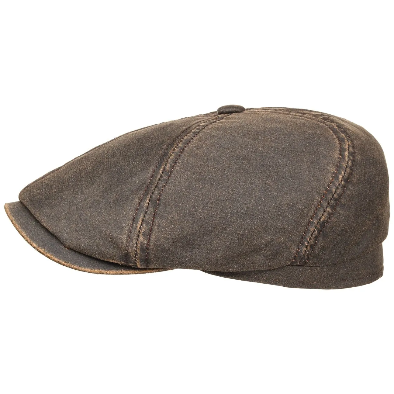 Brooklin Old Cotton Flat Cap by Stetson