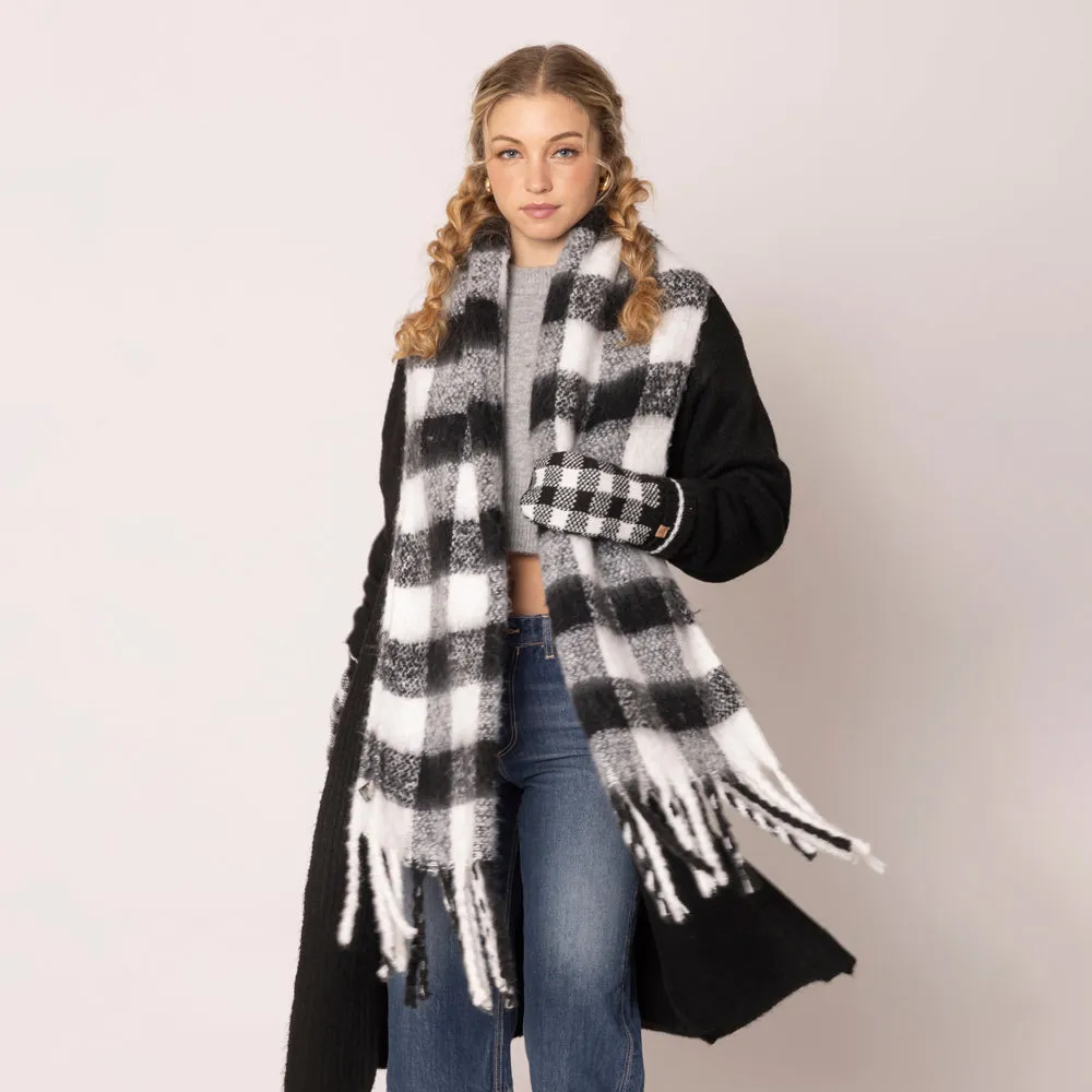 BUFFALO CHECKERED SCARF