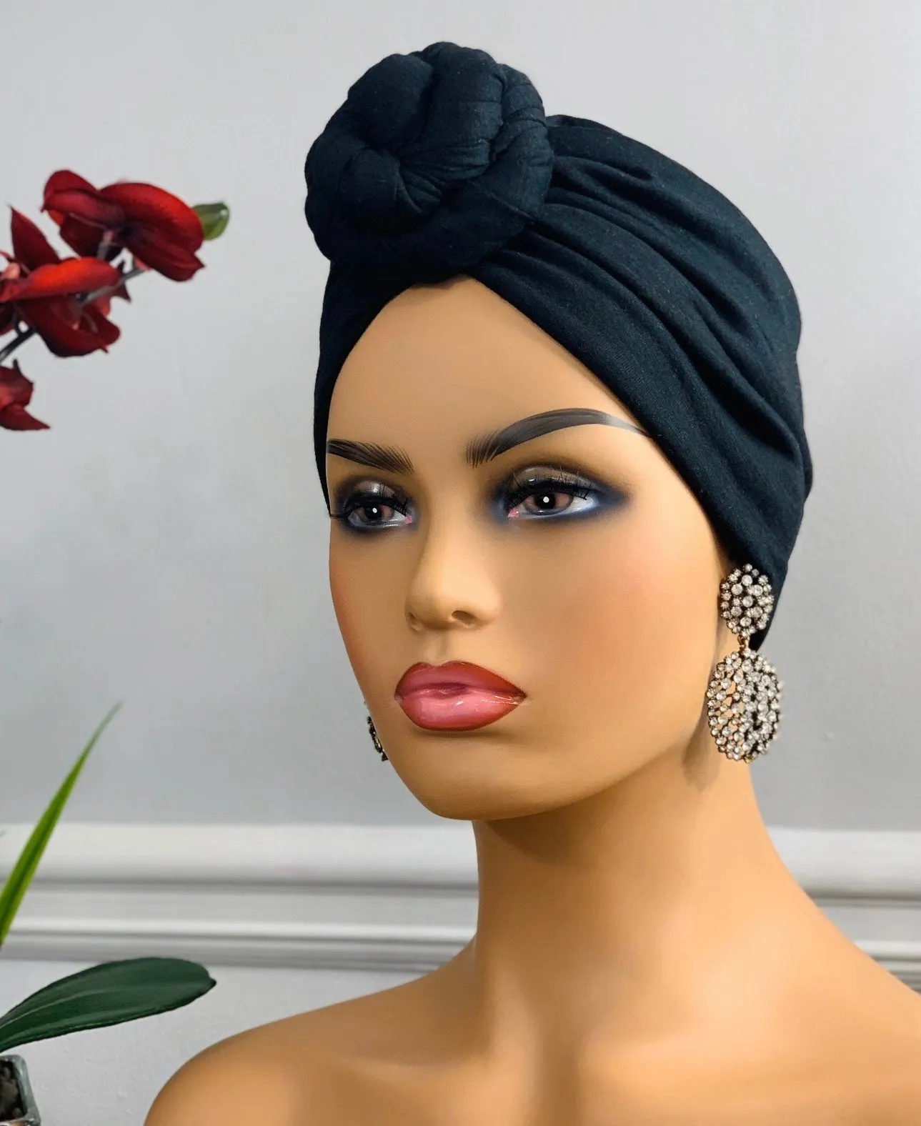 Bun Style Pre-Tied Turban