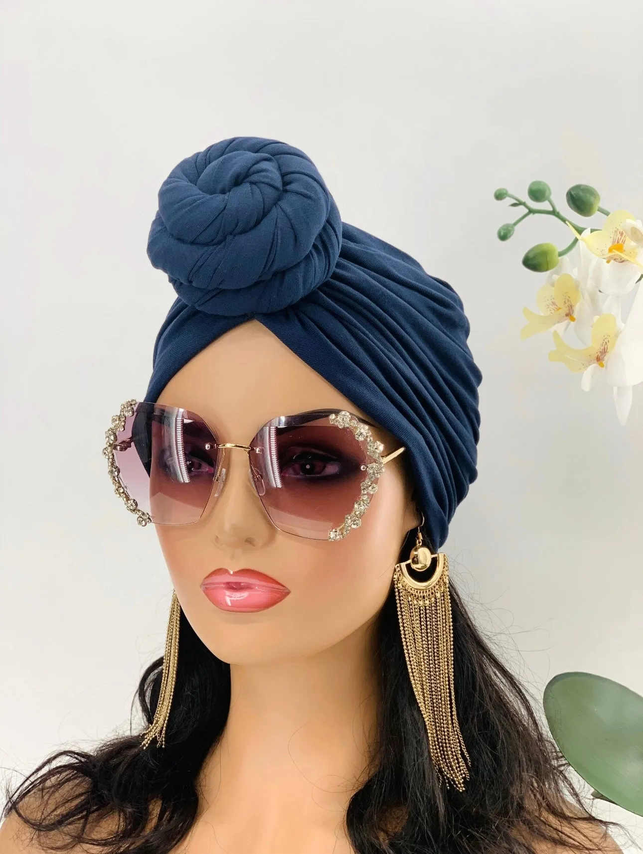 Bun Style Pre-Tied Turban