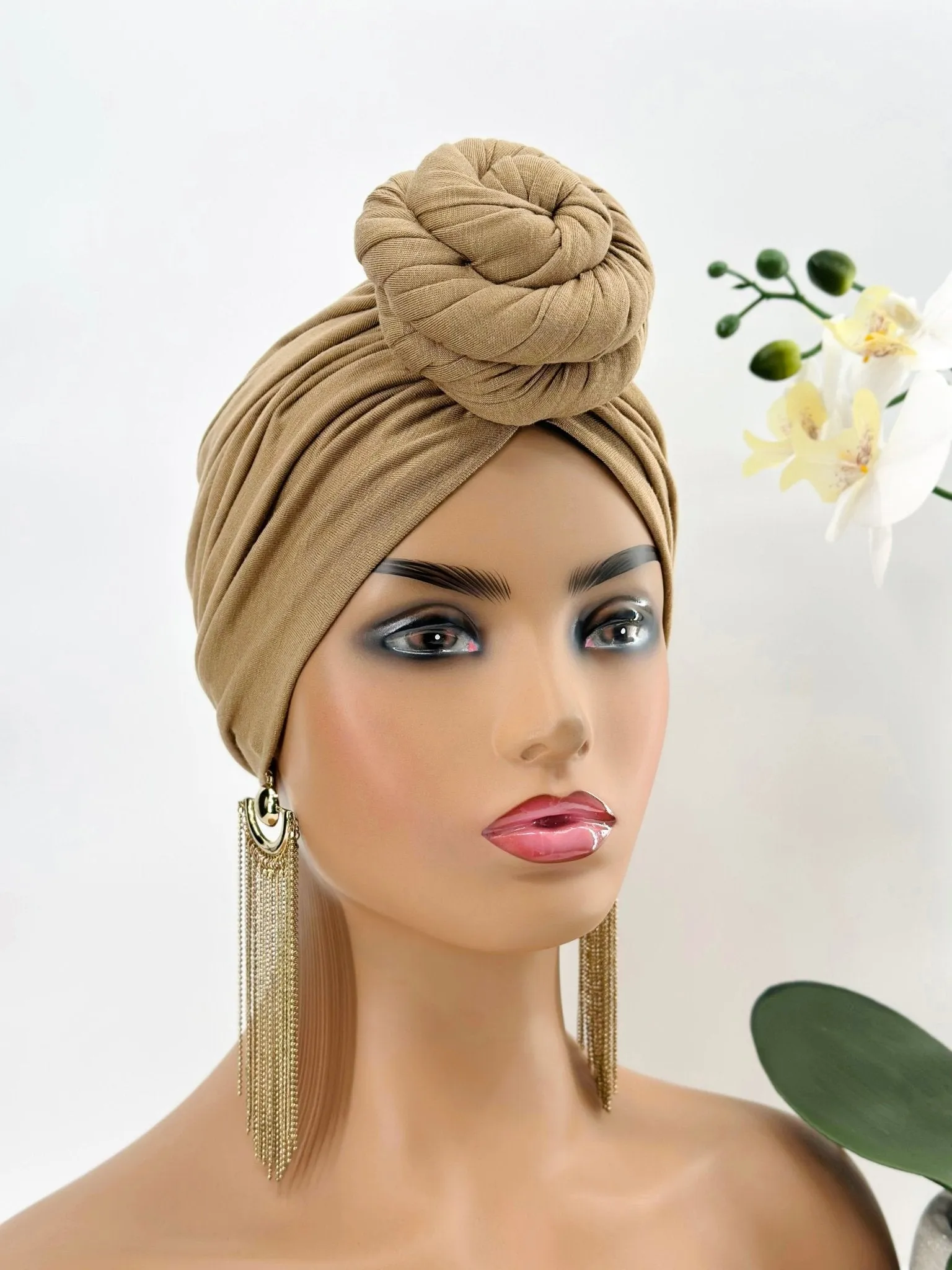 Bun Style Pre-Tied Turban