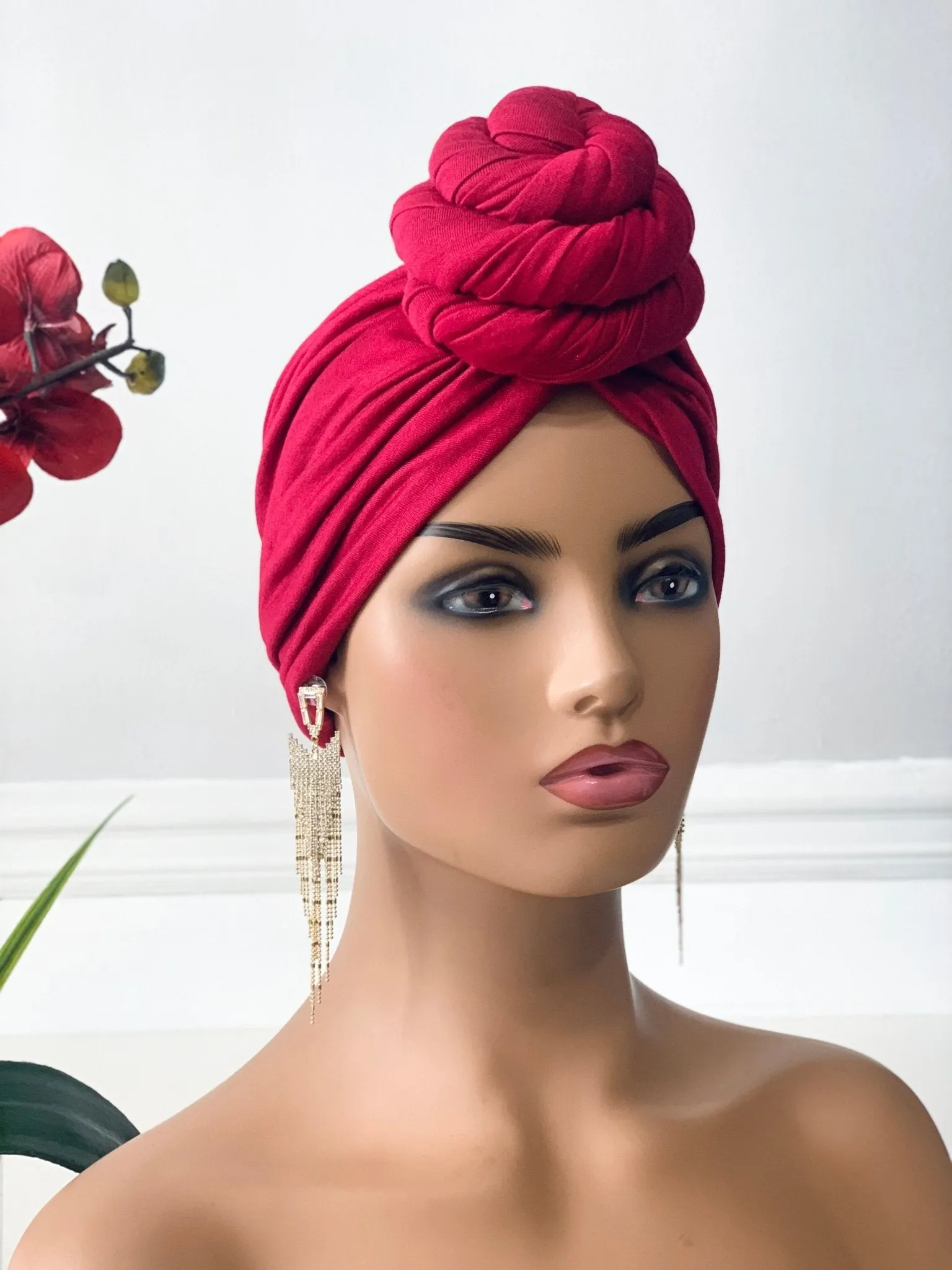 Bun Style Pre-Tied Turban