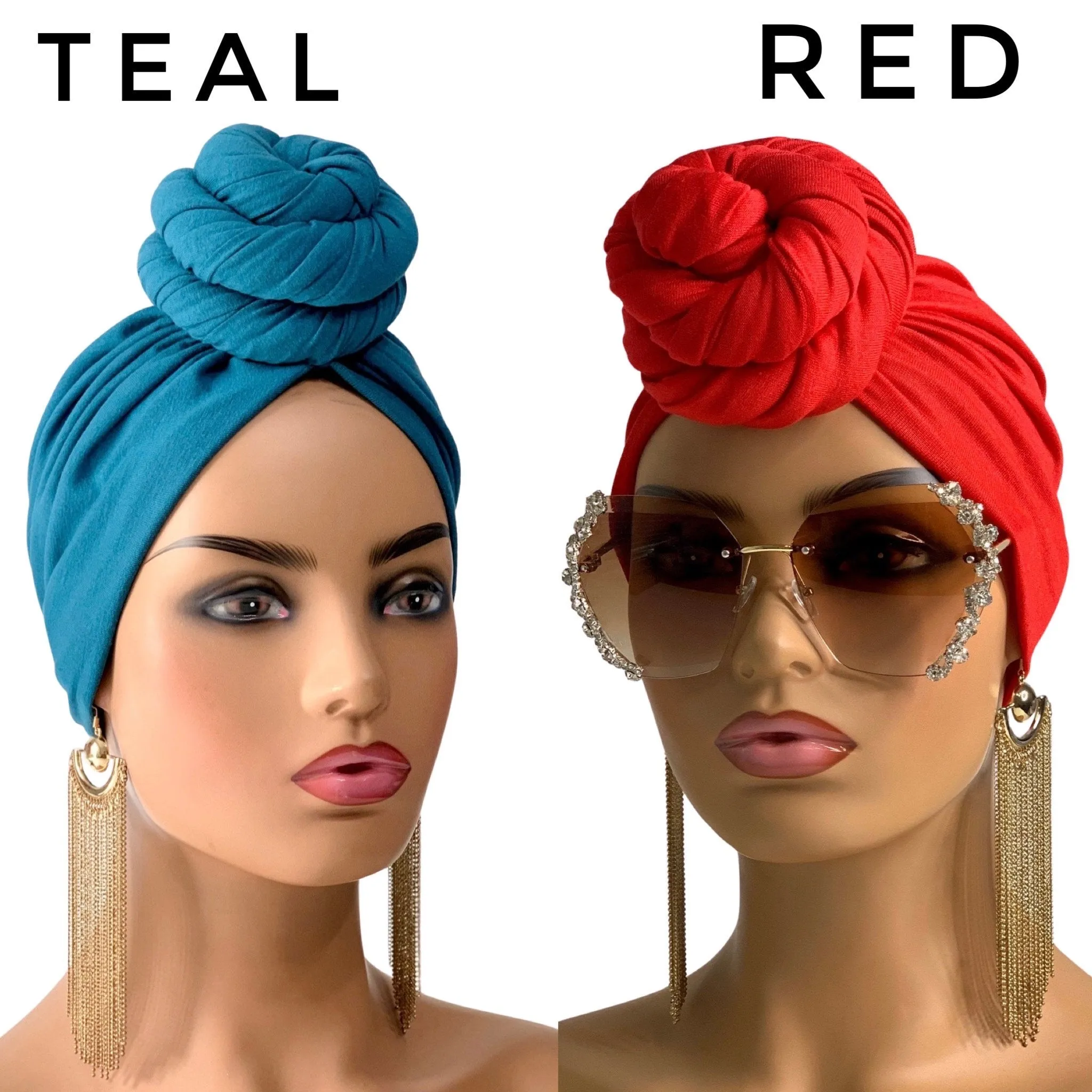 Bun Style Pre-Tied Turban