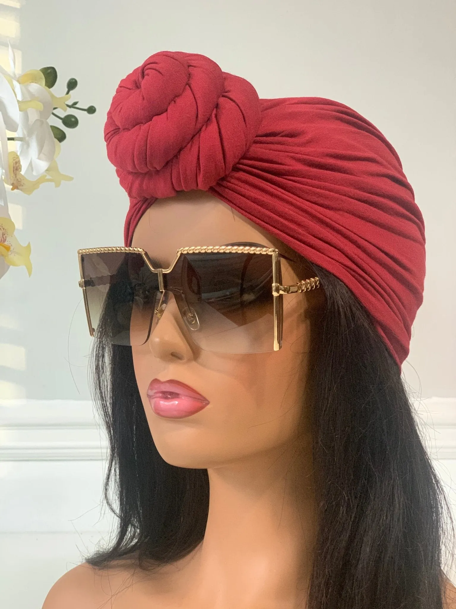 Bun Style Pre-Tied Turban