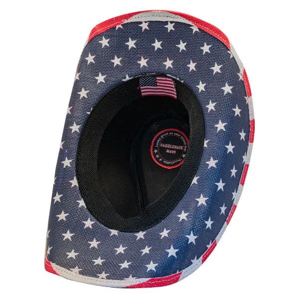 California Hat Company - American Flag Cowboy Hat