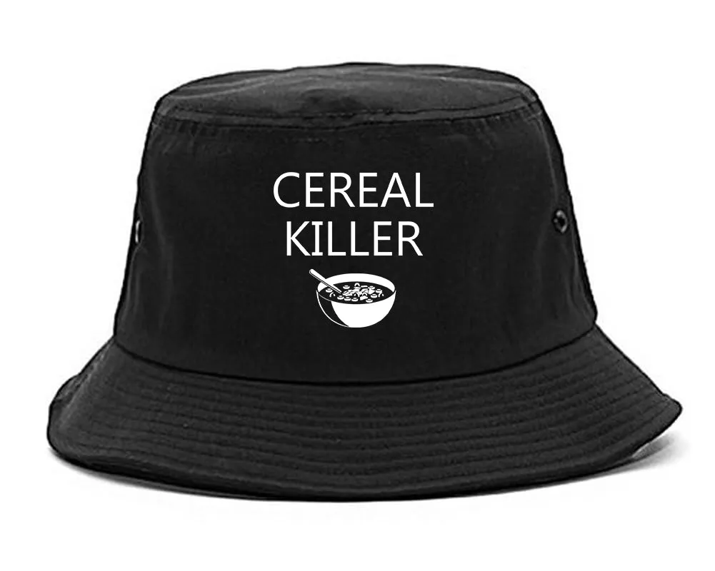 Cereal Killer Funny Halloween Mens Bucket Hat