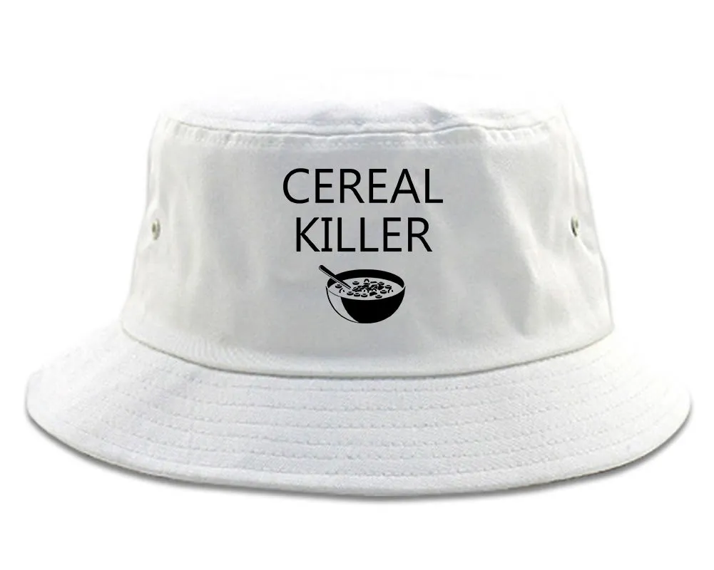 Cereal Killer Funny Halloween Mens Bucket Hat