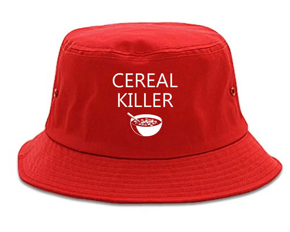 Cereal Killer Funny Halloween Mens Bucket Hat