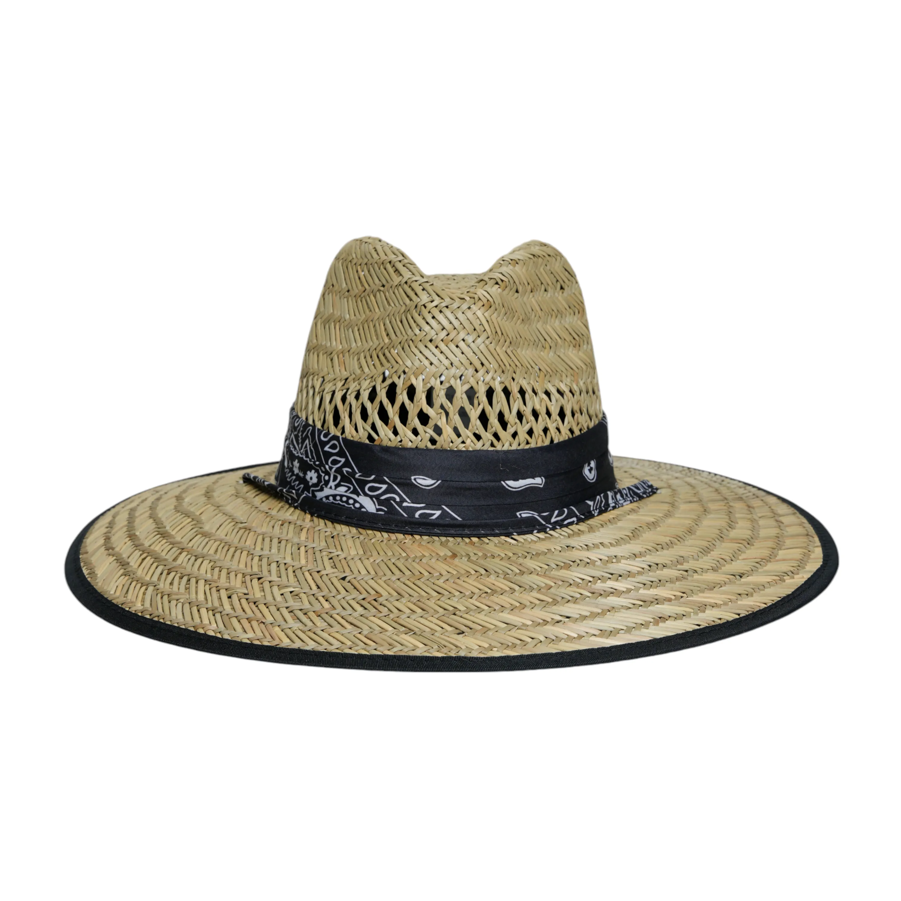 Chokore Wide Brim Grass Panama Straw Hat (Beige)