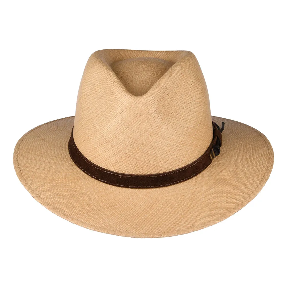 City Sport Walkabout Panama Fedora Hat - Tan