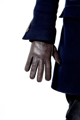 Classic peccary leather glacé gloves for men