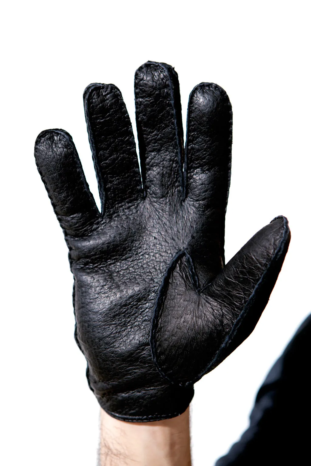 Classic peccary leather glacé gloves for men