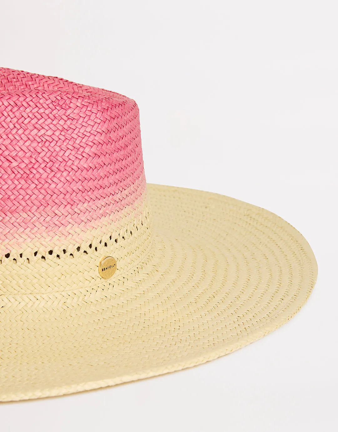 Colour Crush Wide Brim Hat - Fuchsia Rose