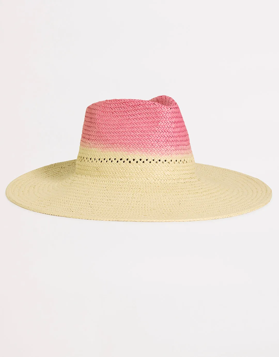 Colour Crush Wide Brim Hat - Fuchsia Rose