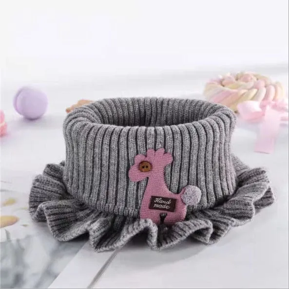 Comfortable Baby Muffler, Fleece Warm Kids Scarf, Toddler Kids Winter Neck Warmer