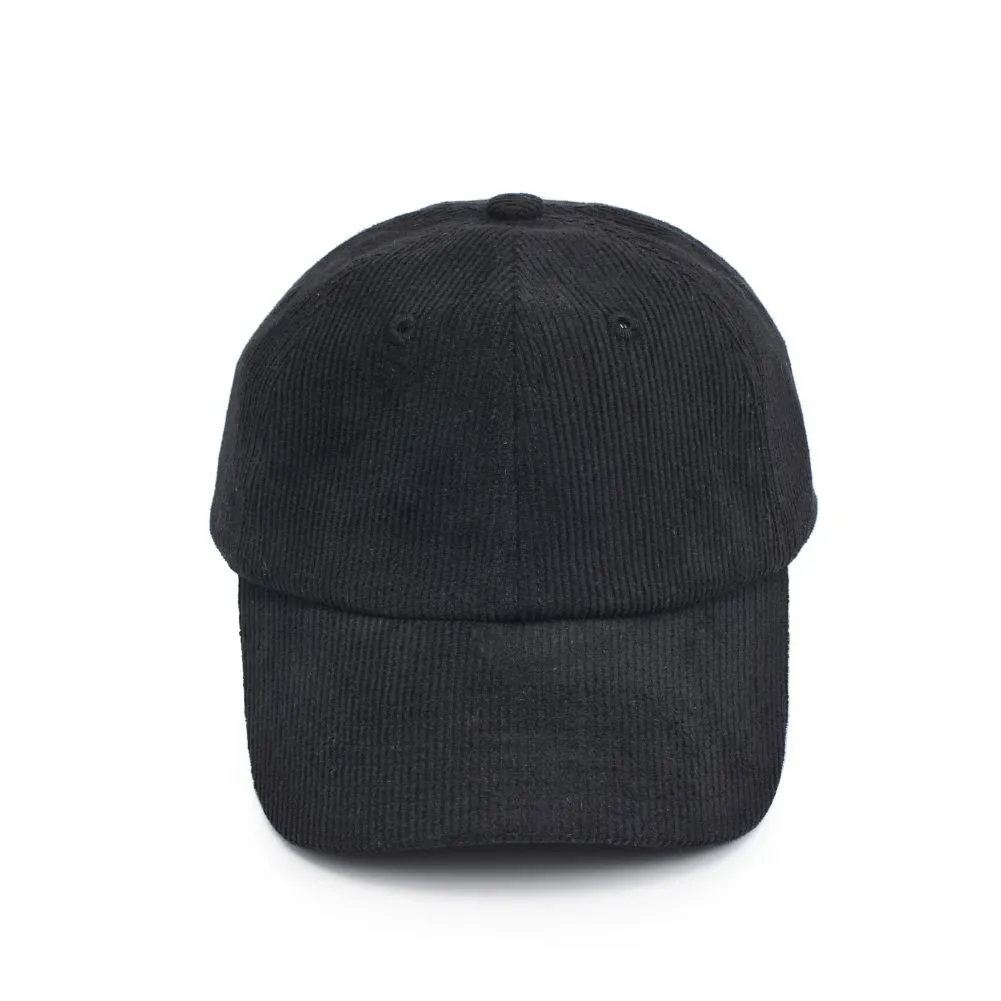 Corduroy Baseball Hat Baseball Cap