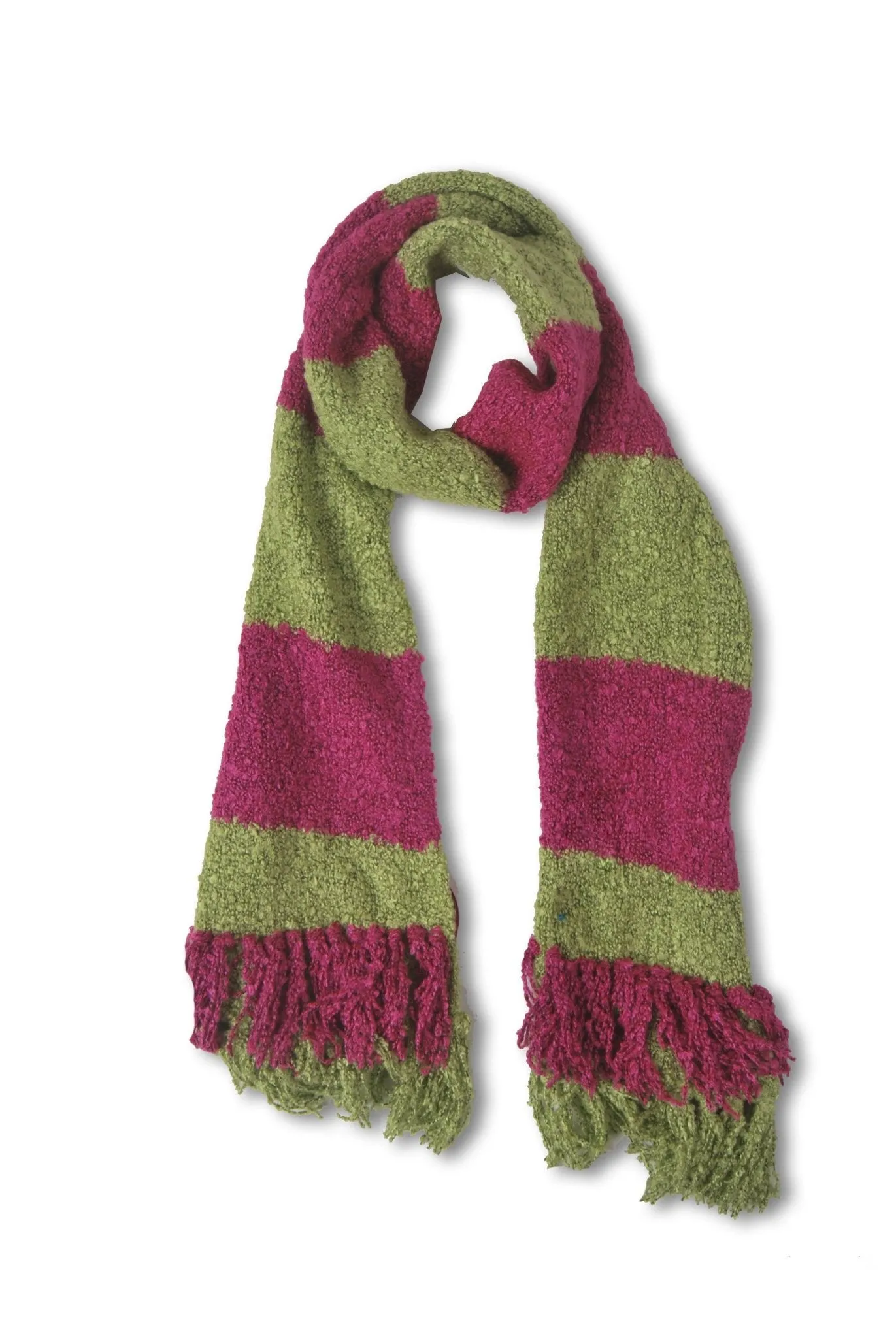 Cozy Striped Scarf for Kids