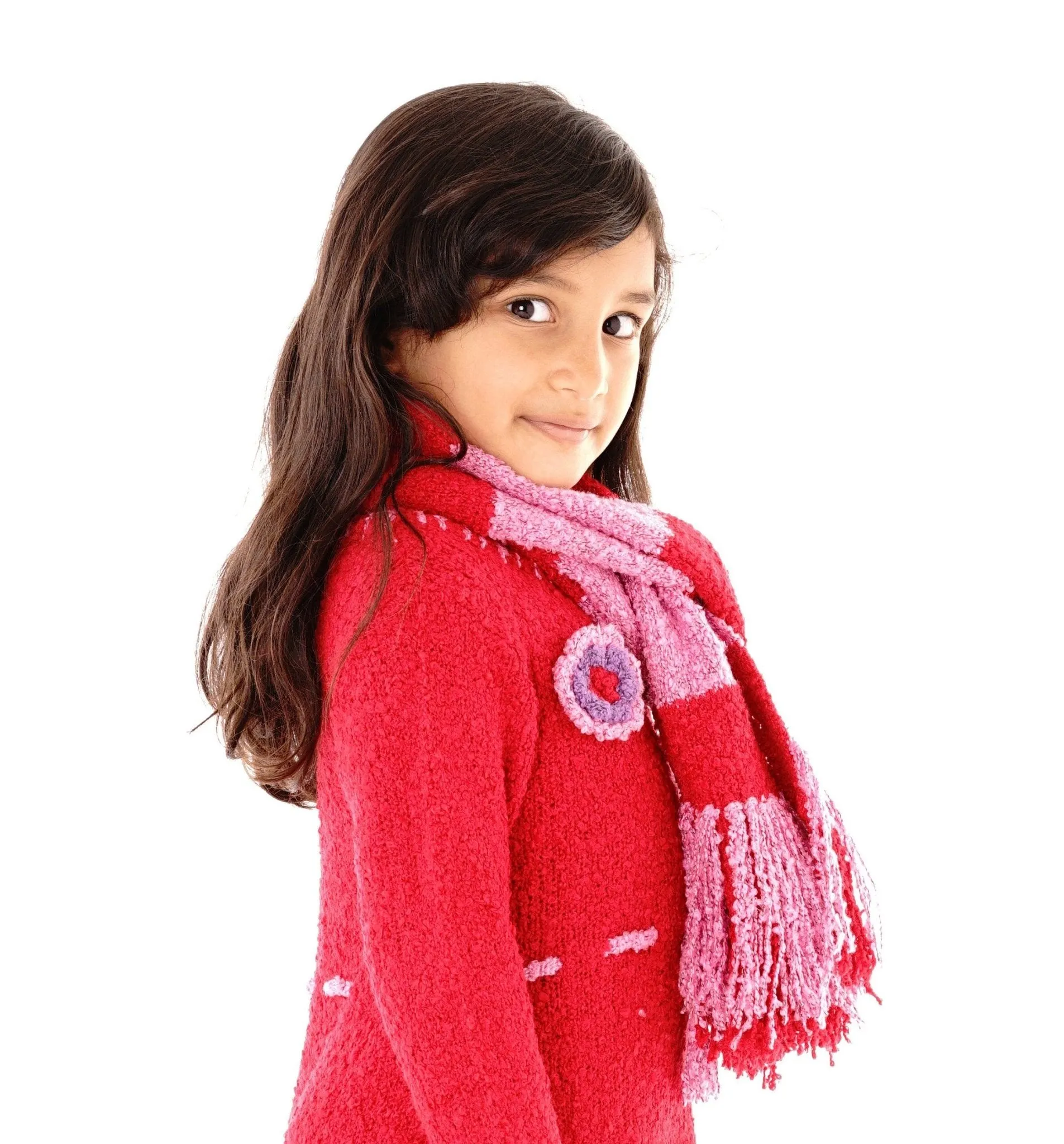 Cozy Striped Scarf for Kids