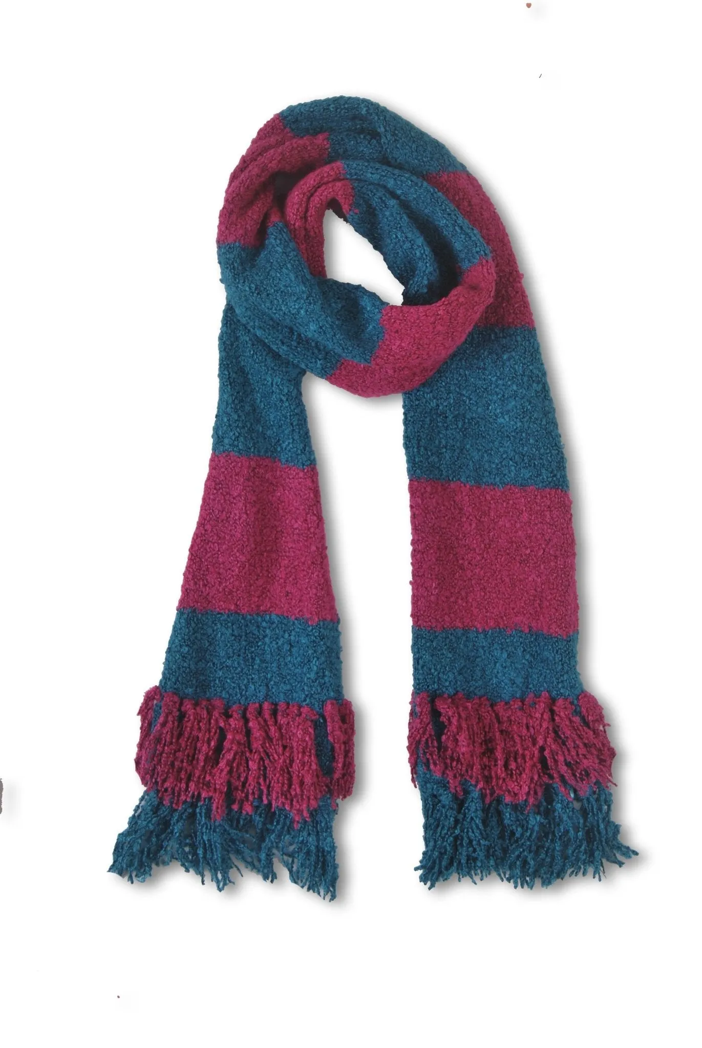 Cozy Striped Scarf for Kids