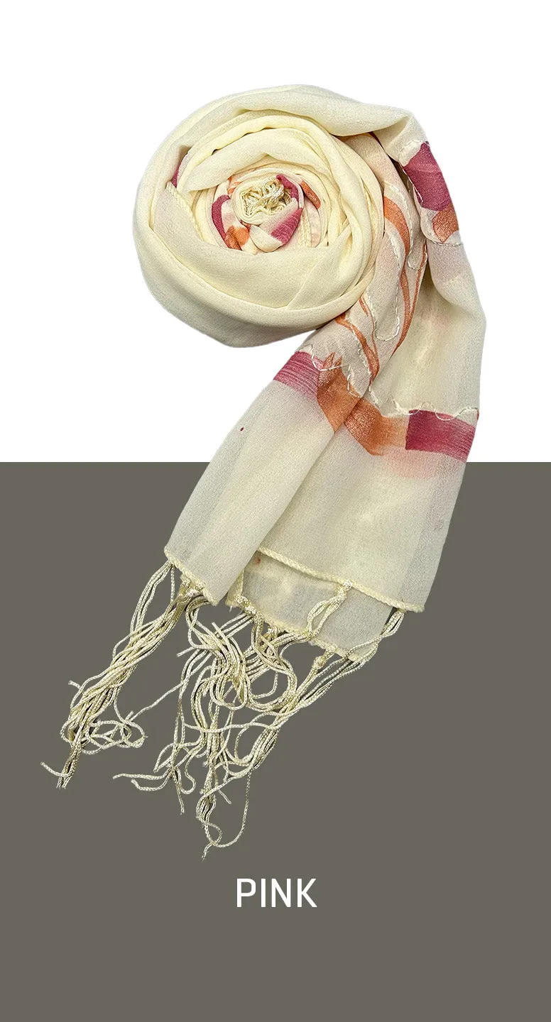 Cream Floral Scarf | Shop online