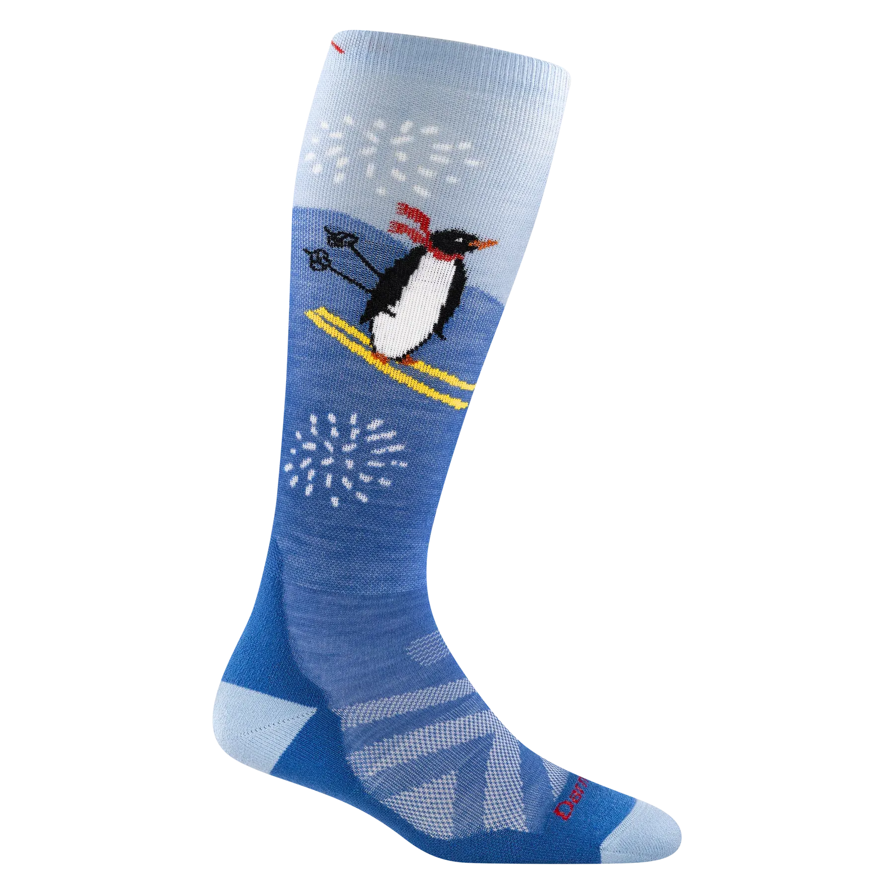 DARN TOUGH PENGUIN PEAK OVER-THE CALF MIDWEIGHT SKI & SNOWBOARD SOCK KIDS'