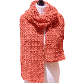 Easy V-Stitch Scarf – Beginner Crochet Pattern for a Stylish Accessory