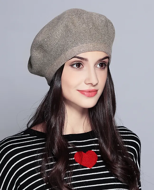 Elegant Knitted Beret