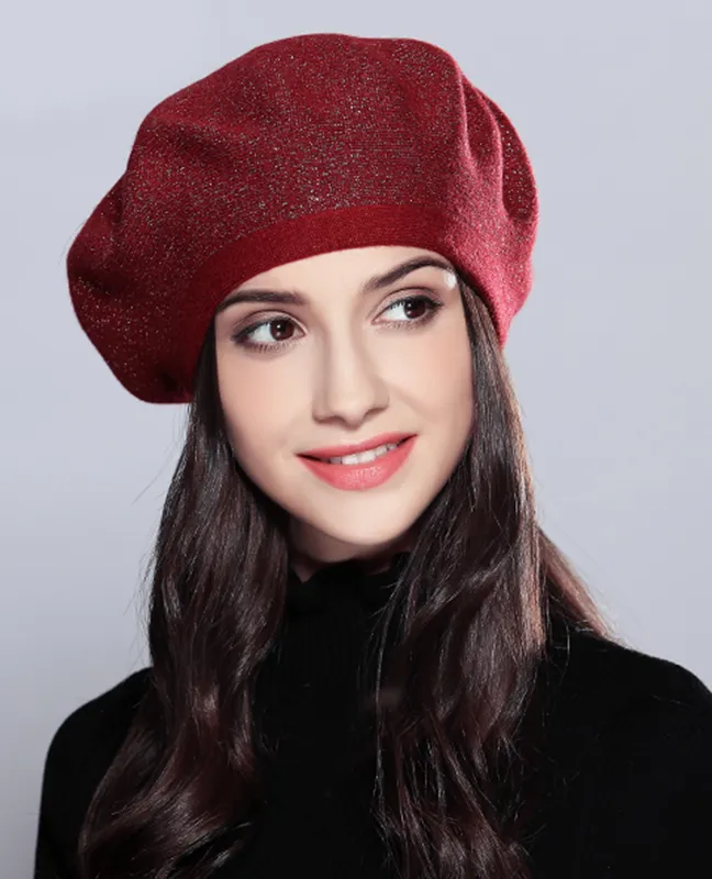 Elegant Knitted Beret