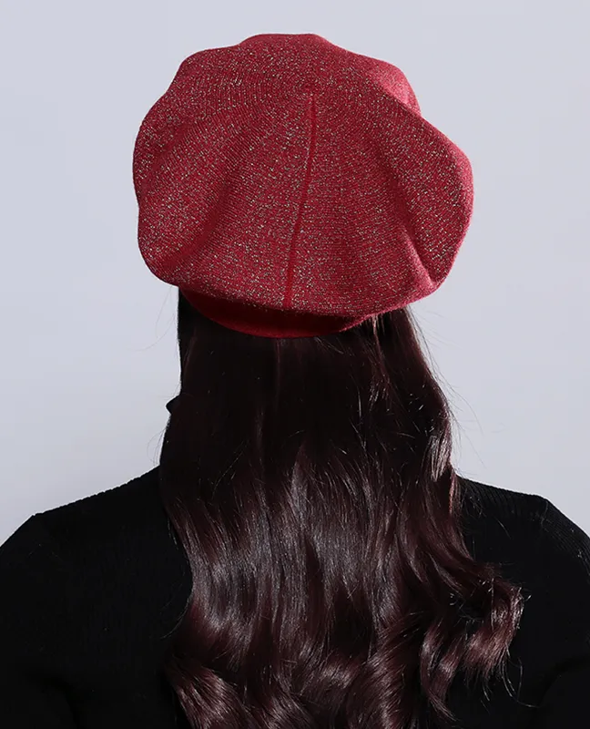 Elegant Knitted Beret