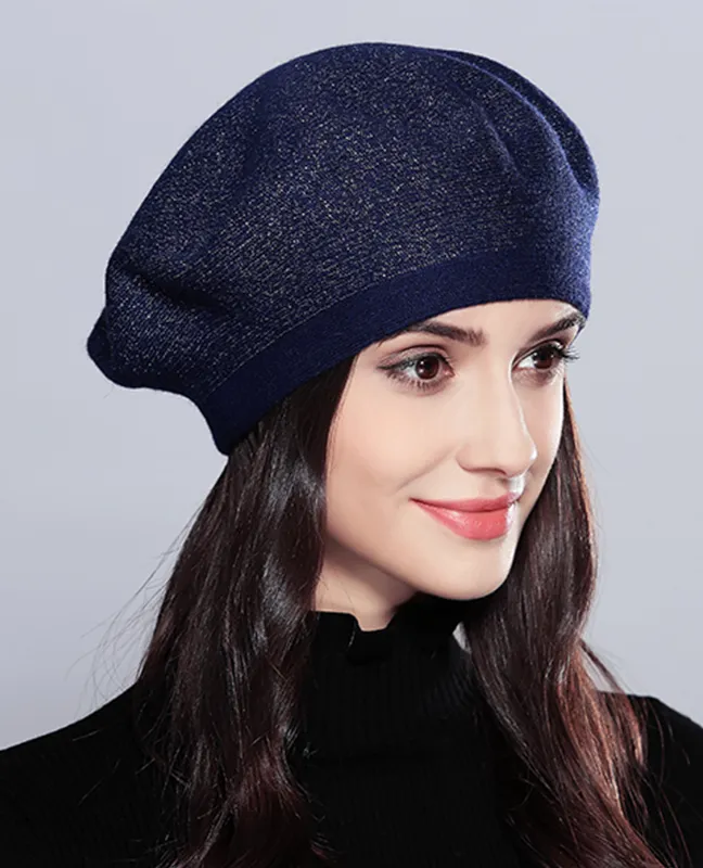 Elegant Knitted Beret