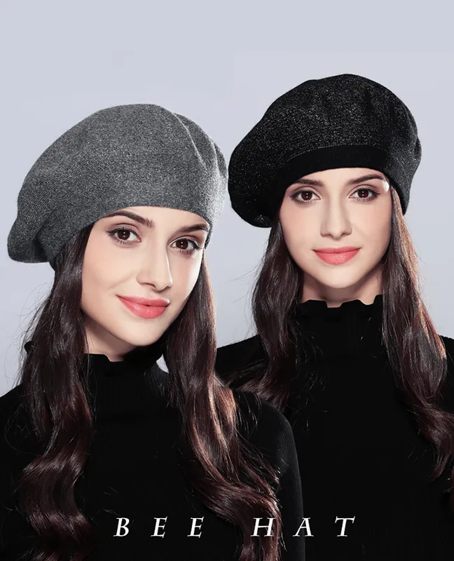 Elegant Knitted Beret