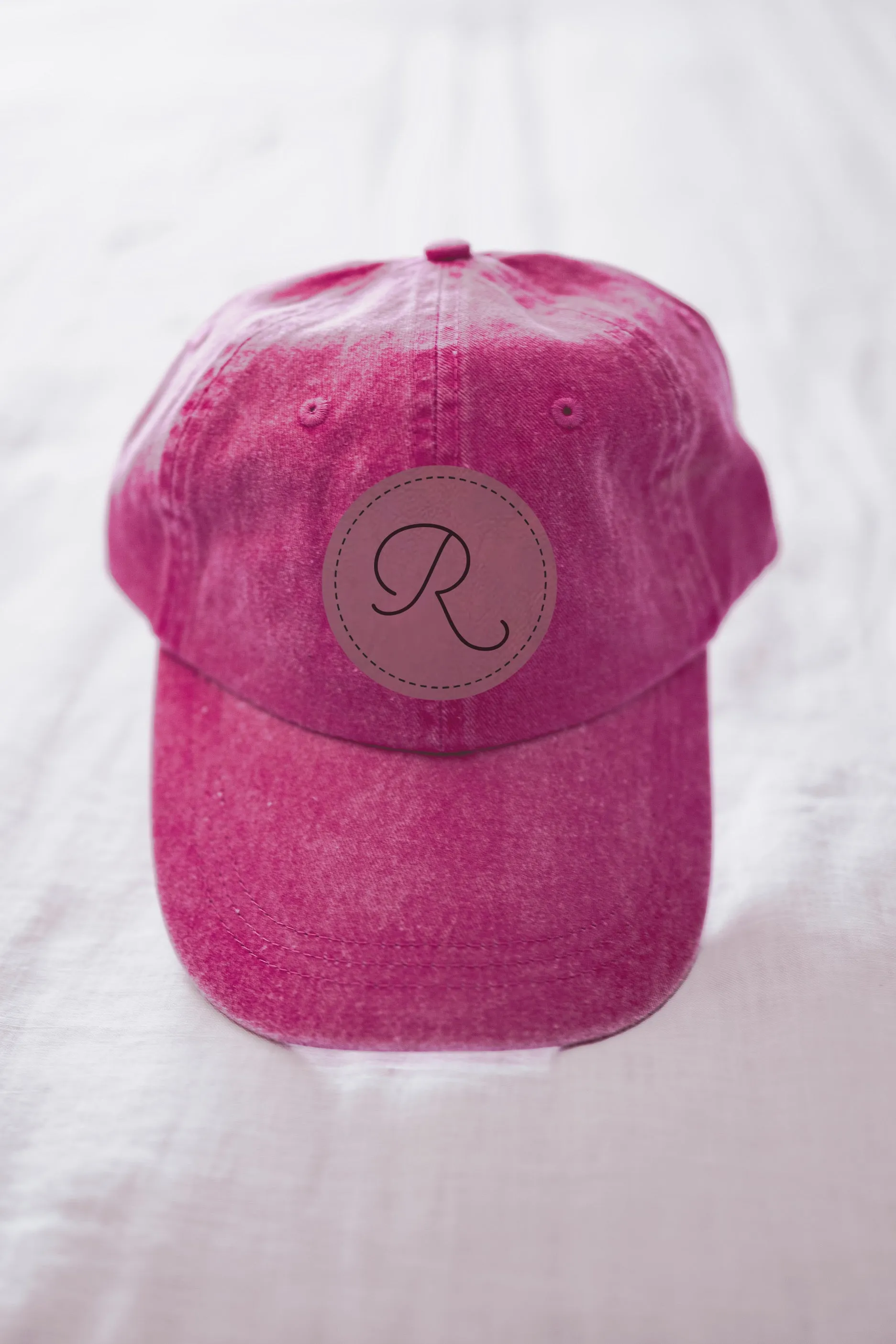 Elegant Script Monogram Hat