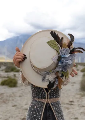 Enchanted Garden: One-of-a-Kind  Boho Hat by Sherri Baldy