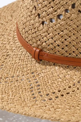 Eyelet Panama Hat