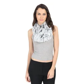 FabSeasons Black Faux Fur Neck Warmer