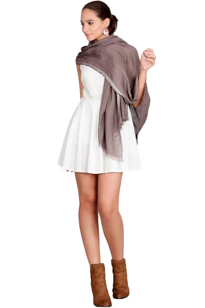 FabSeasons Grey Cotton Super Soft & Stylish Viscose Scarf