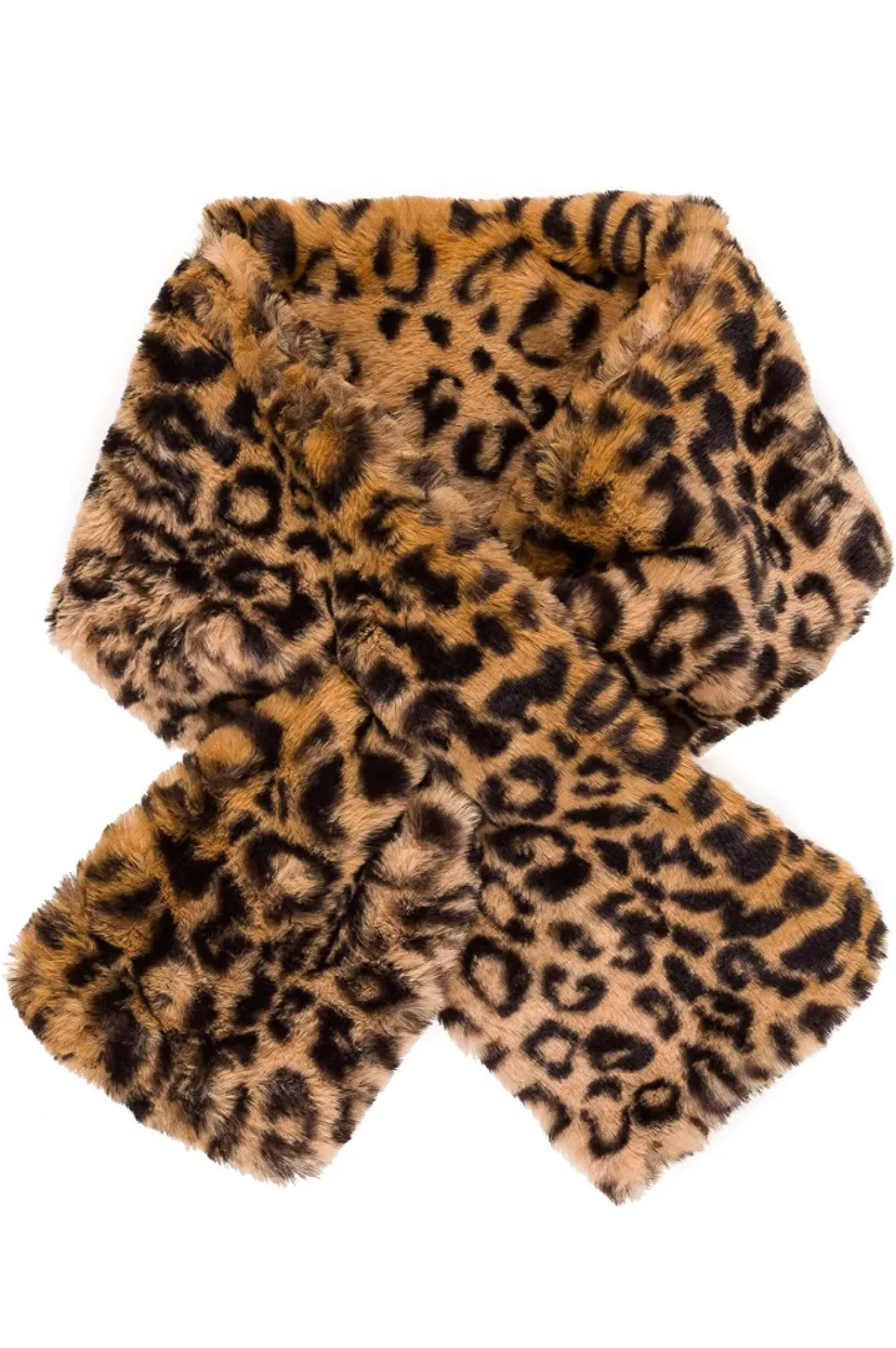 Faux Fur Warm Soft Furry Wrap Scarf