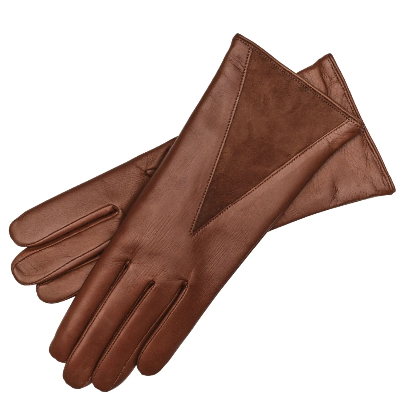 Florence Saddle brown Leather Gloves