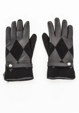 GLOVES - LEATHER black